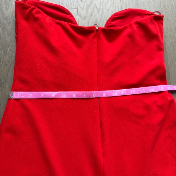 Nookie Red Strapless Maxi Dress - Picture 11 of 14